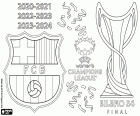 Barça heeft de UEFA Women's Champions League-titel in het seizoen 2023-2024 behouden, na voor het eerst Olympique Lyonnais met 2-0 te hebben verslagen met doelpunten van Aitana Bonmatí en Alexia Putellas onder coach Jonathan Giráldez. Dit is het derde kampioenschap dat het Barça-team wint in de hoogste competitie van Europa. In de derde finale tegen de club uit Lyon, de meest herhaalde finale in de geschiedenis, behaalden de Barça-spelers de overwinning door de absolute dominantie van de Franse spelers in de twee voorgaande finales te doorbreke