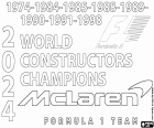 Het Britse team McLaren is de nieuwe kampioen van het F1 Wereldkampioenschap voor constructeurs in het seizoen 2024 met coureurs Lando Norris en Oscar Piastri. Dit is de negende titel die het Woking-team heeft gewonnen, de vorige kampioenschappen waren in 1974, 1984, 1985, 1988, 1989, 1990, 1991 en 1998