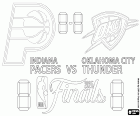 In de NBA-finale van 2025 nemen de Indiana Pacers het in een best-of-seven-serie op tegen de Oklahoma City Thunder.