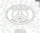 PSG, kampioen 2025-2026 kleurplaat