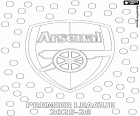 Arsenal, Premier League 2025-2026 kleurplaat