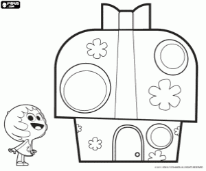 Rita en haar huis, Jelly Jamm kleurplaat