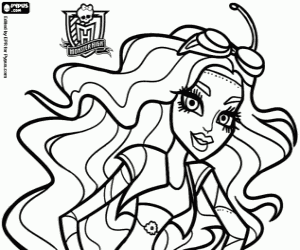 Robecca Steam, Monster High kleurplaat