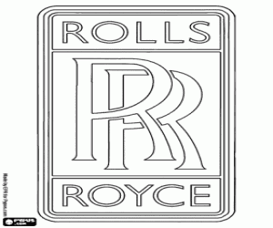 Rolls-Royce logo kleurplaat