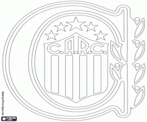 Rosario Central logo kleurplaat