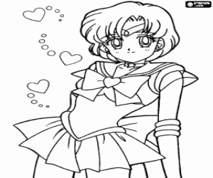 Sailor Mercury kleurplaat