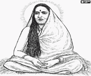 Sarada Devi, Ramakrishna kleurplaat