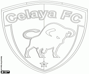 Schild van Celaya FC kleurplaat