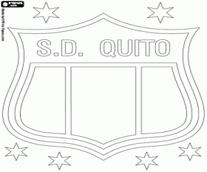 SD Quito, Deportivo Quito badge kleurplaat