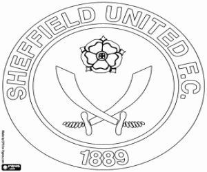 Sheffield United logo kleurplaat
