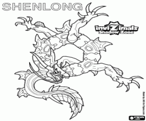 Shenlong, Invizimals Shadow Zone kleurplaat