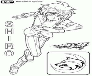 Shiro Shibakusa, Scan2Go karakter kleurplaat