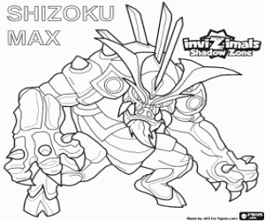 Shizoku Max, Invizimals Shadow Zone kleurplaat