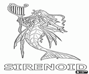 Sirenoid is een Aquos Bakugan kleurplaat