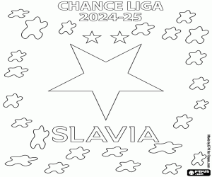 Slavia Praag, Chance Liga 2024-25 kleurplaat
