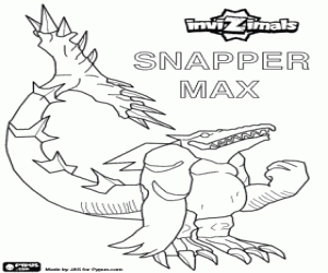 Snapper Max, Invizimals kleurplaat