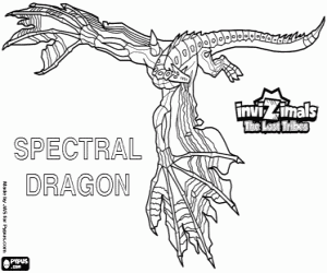Spectral Dragon, Invizimals Lost Tribes kleurplaat