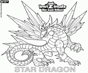 Star Dragon, Invizimals The Lost Tribes kleurplaat