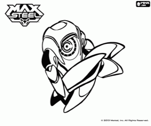 Steel, alien van Max Steel kleurplaat