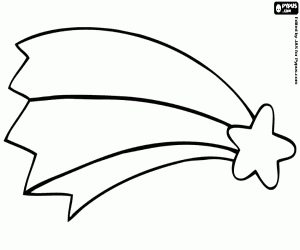 Ster, een sieraad voor kerststal kleurplaat