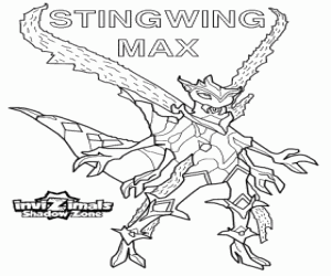 Stingwing Max, Invizimals Shadow Zone kleurplaat