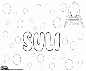 Suli, naam met verschillende oorsprong kleurplaat