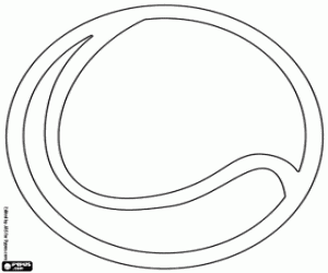 Tennisbal kleurplaat