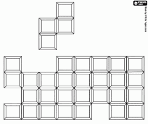 Tetris, een video game kleurplaat