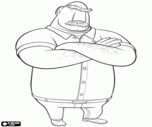 Tim Lockwood, Flint vader kleurplaat