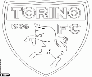 Torino FC badge kleurplaat