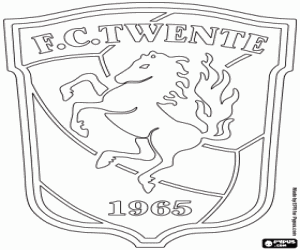Twente Enschede schild kleurplaat