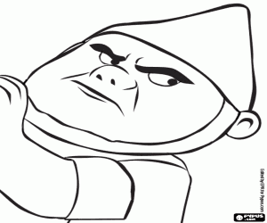 Tybalt, de sterkste rode gnoom kleurplaat