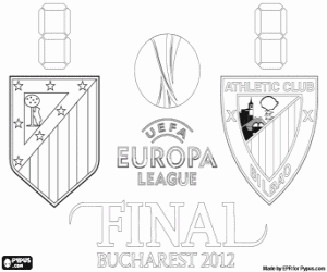 UEFA Europa League 2011-2012 finale kleurplaat