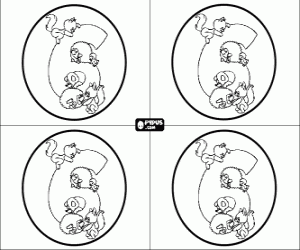 Uitnodigingen feest van zes jaar kleurplaat