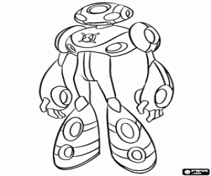 Ultimate Echo Echo, Ben 10 alien kleurplaat