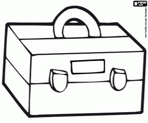 Vak van haken voor de visserij kleurplaat