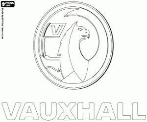 Vauxhall Motors embleem kleurplaat