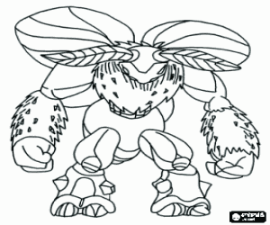 Vedetta de Magic, een Gormiti kleurplaat