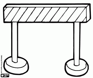 Veiligheidshekje kleurplaat