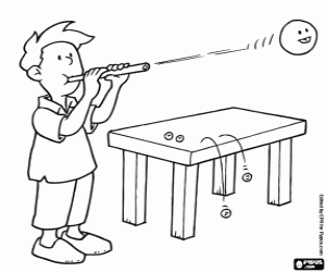 Vijf-op-een pod, een verhaal voor kinderen kleurplaat