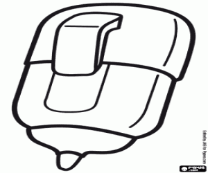 Een viltstift voor het kantoor kleurplaat