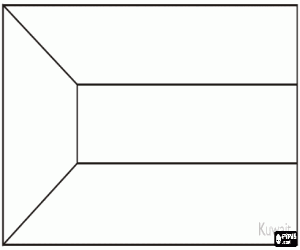 Vlag van Koeweit kleurplaat