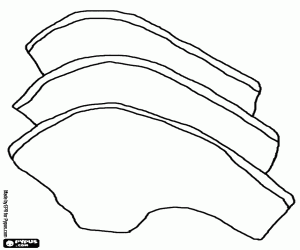 Vlees karbonades kleurplaat