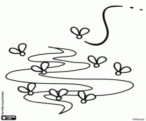 Het vliegen van de vuilnis, Trash Pack kleurplaat