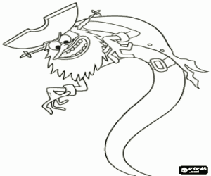 Vliegende Nederlands, SpongeBob kleurplaat