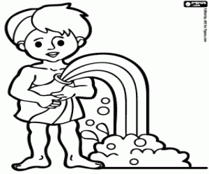 Waterman, sterrenbeeld kleurplaat