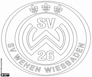 Wehen Wiesbaden badge kleurplaat
