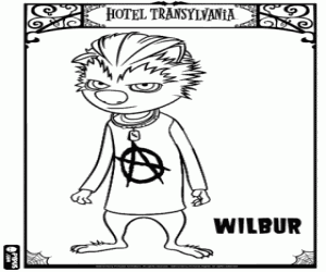Wilbur, Hotel Transylvania kleurplaat