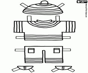 Winterkleren voor de aankleed spell kleurplaat