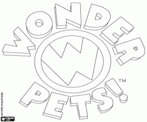 Wonder Pets logo kleurplaat